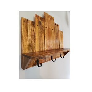 Wooden <b>Key</b> <b>Hook</b> Premium <b>Wall</b> Organizer <b>for</b> Home Entryway Hallway Living Room and Everyday <b>Key</b> Storage Solution - Product Image 1