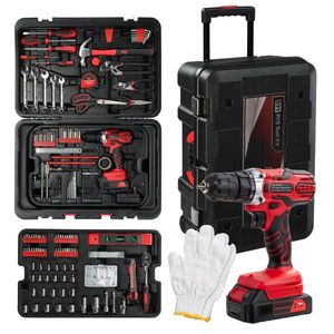 599 PCS Home Auto Repair Tool Set <b>Kit</b> with 21V Max Cordless Power Drill Includes <b>Rolling</b> Tool Box and Mechanic Tool Sets - Product Image 1
