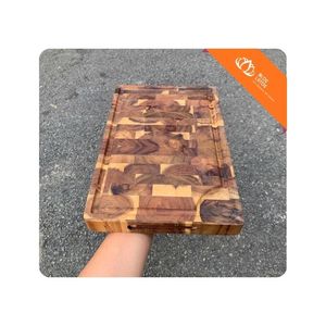 [VENTE CHAUDE] Planche à découper en bois d'acacia, compatible lave-vaisselle, pour hacher, trancher les ingrédients alimentaires, préparation quotidienne en cuisine - Product Image 1