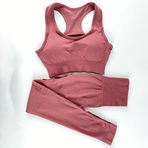 Conjunto de Yoga para Mujer, Ropa Deportiva, Leggings y Sujetador Deportivo, Conjuntos para Entrenamiento, Venta Caliente - Product Image 5