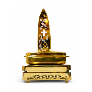 ถาดอุ่นอาหารทองเหลือง - Product Image 1