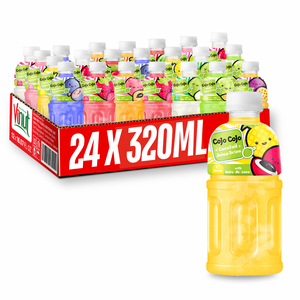 Jugo con sabor tropical de 330ml de etiqueta privada Premium con Nata De Coco y gelatina-Fabricante VINUT al por mayor, muestra gratis - Product Image 1