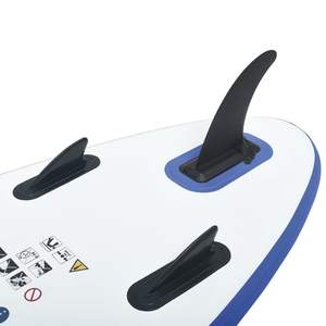 Blue and White <b>Inflatable</b> <b>Stand</b>-<b>Up</b> <b>Paddle</b> <b>Board</b> Set SUP Surfboard Accessory - Product Image 5