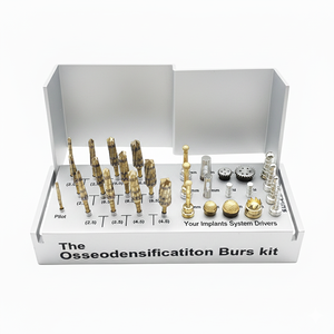 Kit de fraises d'osteodensification dentaire Orange Box, ensemble de forets chirurgicaux pour implants et expansion osseuse, revêtement titane - Product Image 5
