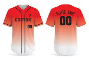 Camiseta de Béisbol Personalizada para Hombre, Color Verde Neón, Manga Corta, Cuello en V, Impresión por Sublimación, Secado Rápido, Cierre con Botones y Correa Elástica, Poliéster - Product Image 3