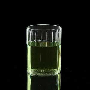 Tasse à café en verre borosilicate à rayures verticales modernes, résistante à la chaleur, sans danger pour les aliments, pour café glacé, boissons et eau, prix de gros - Product Image 2