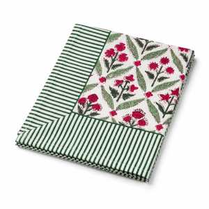 <b>Blue</b> Floral Printed 100% Cotton napkin Reusable Washable Table <b>Runner</b> Dining Table Decor for Home Wedding Party - Product Image 2