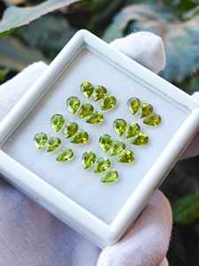 Piedras Preciosas de Peridoto Verde Natural, Corte Pera, 20 Ct, Piedras Sueltas para Joyería de ZUBEDA GEMS and JEWELRY Rajasthan - Product Image 5