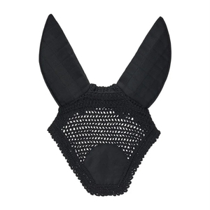 Máscara de orejas para caballo de algodón transpirable con diseño de ganchillo, antimosquitos y para el cuidado equino, con logotipo personalizado - Product Image 2