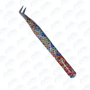 Pinzas para Pestañas con Punta de Fibra, Marca Privada, Cuidado de Belleza Profesional, Logotipo Personalizado, Pinzas para Pestañas de Volumen de 90 Grados - Product Image 4