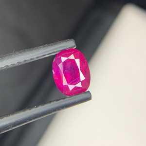Rubis naturel rose-rouge, taille ovale, pierre précieuse non montée, origine Afghanistan, haute qualité, certifié, vente en gros de bijoux - Product Image 4