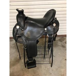 Sillín de Carreras de Cuero Genuino de Búfalo, Hecho a Mano y Personalizado, con Estructura de Madera Inglesa, Transpirable, Cómodo y Duradero, para Montar a Caballo - Product Image 6