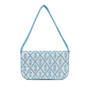 Bolso de Mano Étnico Vintage con Cuentas, Bordado, Forro de Poliéster, Cierre Magnético, Color/Tamaño Personalizado, Casual, de Lujo, para Novia - Product Image 2