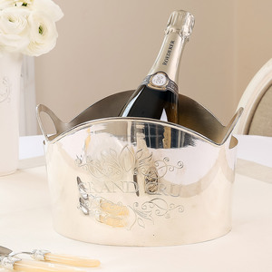 Vente chaude Dernier modèle de seau refroidisseur de vin en laiton de luxe ultra utilisé pour la maison Garden Party Hotel au prix de gros - Product Image 6