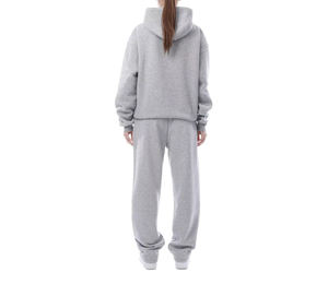 Ensemble de survêtement pour femmes, bleu, 100% coton, léger, coupe-vent, respirant, OEM personnalisé, deux pièces, jogging - Product Image 5