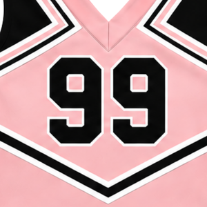 Haut d'uniforme de cheerleading rose clair sans manches, col en V, pour femmes et filles, idéal pour les équipes de danse et les compétitions - Product Image 5