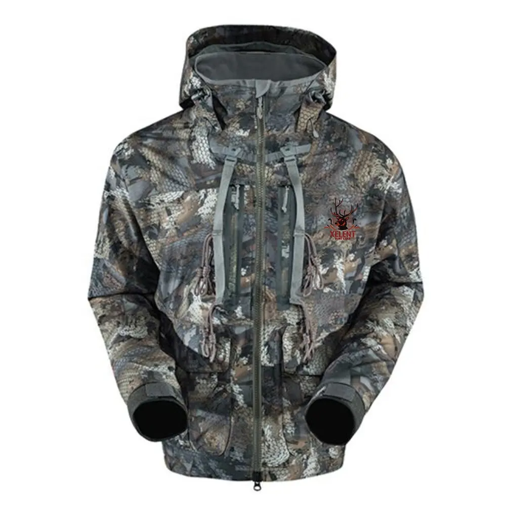 Men's Camouflage Jacket Jungle Hunting Hiking Fishing Hooded Outdoor Jacket