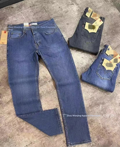 Jeans de Mezclilla Vintage para Hombre BEST ROCK INTERNATIONAL, 100% Algodón, Transpirables, Ligeros, Elásticos, Estilo Coreano, a la Moda, Combinables con Todo - Product Image 2