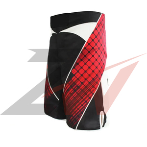 Benutzerdefiniertes Logo Vorderseitiger Druck MMA-Shorts Schnelltrocknend Wasserdicht Atmungsaktiv Elastischer Bund Mittelhoher Bund Kampfshorts OEM - Product Image 5