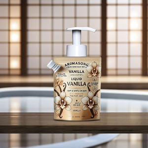 Savon liquide pour les mains en recharge de 16 oz, marque privée, sel minéral, anti-acné, blanchissant, parfum vanille rafraîchissant, écologique, personnalisé - Product Image 2