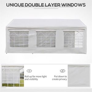 Tenda per Feste in PVC a Doppia Parete Impermeabile con Lati Personalizzabili e Pali in Alluminio - Product Image 4