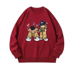 Sweat-shirts pour hommes avec logo personnalisé, sweats à capuche pour hommes, sweats sans capuche pour hommes, motif de dessin animé personnalisé, sweat-shirt en molleton 100% coton - Product Image 5