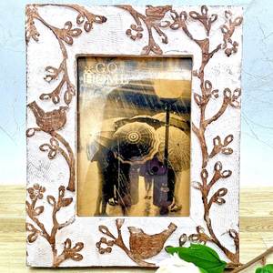 Modern Handmade Solid Wooden Photo <b>Frame</b> Clean Tabletop Display <b>for</b> Home Office <b>Living</b> <b>Room</b> Contemporary Rustic Decor Premium - Product Image 1