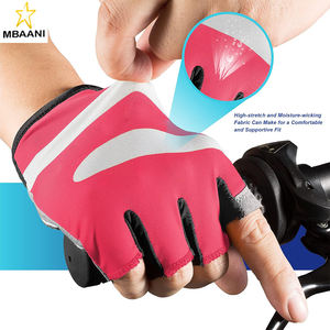 Gants de cyclisme respirants, gants de vélo absorbant les chocs avec coussinets en gel de silicone léger, gants de vélo antidérapants pour hommes et femmes - Product Image 5