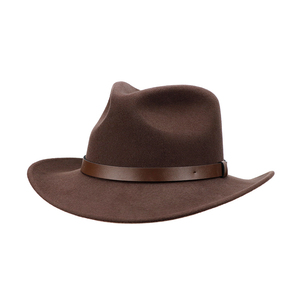 Sombrero de Vaquero de Cuero Marrón Personalizado de Alta Calidad Jimieson Apparel, Impresión Digital, Unisex, para Adultos, Primavera/Otoño, Venta al Por Mayor - Product Image 4