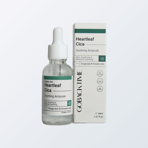 เซรั่มบำรุงผิวหน้าเกาหลี K-Beauty Gobaektaim Heartleaf Cica Soothing Ampoule ผลิตในเกาหลี 30 มล. เซนเทลล่า เอเชียติก้า - Product Image 6
