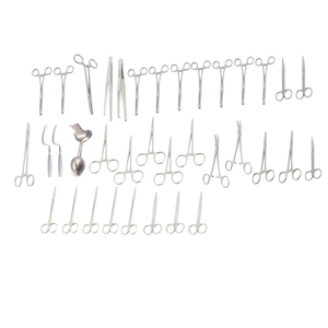 Kit d'instruments chirurgicaux de qualité supérieure pour interventions mineures, 37 pièces, comprenant pinces et ciseaux, kit médical professionnel NH, pour ponts osseux - Product Image 6