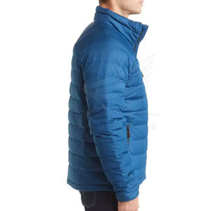 Veste d'hiver rembourrée en coton de haute qualité, légère, sur mesure, avec logo frontal, prix de gros - Product Image 4