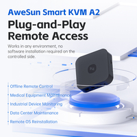 Interruptor KVM inteligente de alta calidad Control remoto sin conexión 1080P 60Hz Monitoreo de computadora USB 2-1 Redes de comunicación