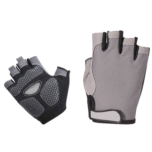 Gants de musculation personnalisés de haute qualité, demi-doigts, confortables, en stock - Product Image 3