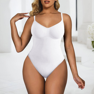Body sans couture ajusté style lingerie, haut tendance, vente en gros, fabricant de bodys minimalistes pour femmes - Product Image 6