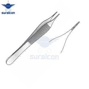Pinzas Micro-Adson de 12 cm / 4-3/4 Pulgadas, Instrumento Quirúrgico de Acero Inoxidable con Hoja Dentada para Tejidos de Precisión - Product Image 5
