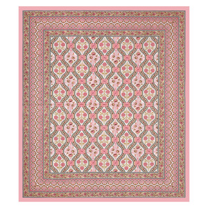 Sábanas King Size Estilo Bloque de Madera con Estampado Decorativo Rosa y Fundas de Almohada para Compradores B2B - Product Image 3