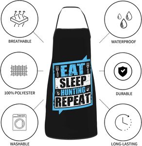 Tablier de cuisine imperméable réglable avec poches pour hommes et femmes, idéal pour la cuisine, le camping et les activités de plein air - Product Image 5