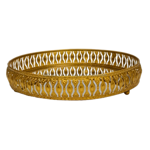 Modern Look Metal <b>Tray</b> Custom Luxury Metal Serving <b>Trays</b> With Mirror <b>Snack</b> <b>Trays</b> for Decoration and Serving With Customization - Product Image 1