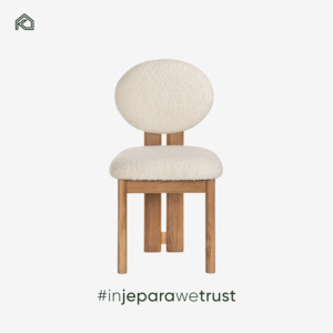 Modern Sungkai Wood Dining Chair Eco-Friendly Minimalist Scandinavian Upholstered Velvet Seating for Home Apartment and Hotel - Product Image 3