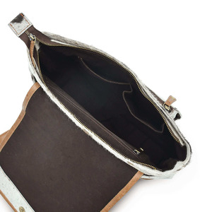 Genuine cowhide <b>leather</b> hair school <b>backpacks</b> wholesale bulk supplier OEM custom branding premium export quality for <b>men</b>/women - Product Image 4