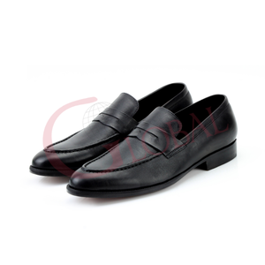 Mocassins en cuir véritable faits à la main pour hommes, solides, à enfiler, décontractés et élégants, chaussures en cuir pour hommes - Product Image 2