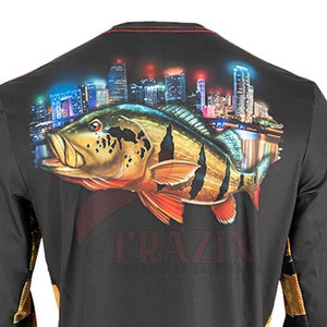 Chemise de pêche respirante, séchage rapide, légère, protection UV, vêtements de pêche en plein air, tissu évacuant l'humidité, conception durable - Product Image 6