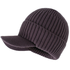 Gorro de Invierno con Visera, Gorro de Punto Cálido, Gorro Deportivo Informal Unisex, Suave, 100% Acrílico, para Uso Diario - Product Image 5