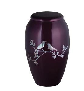 นกพิราบไว้ทุกข์โกศใส่เถ้าไข่มุกแม่ของผู้ใหญ่ฝังโกศใส่เถ้ากับนกพิราบ - Product Image 1