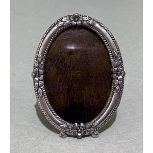 High Standard Quality Oval Mirror <b>Frame</b> With Floral Filigree Design Decorative Tabletop Stand - Product Image 5