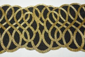Camino de Mesa Hecho a Mano con Hojas de Palma, Manteles Individuales Verdes Tejidos, Decoración Artesanal de Vidrio para Mesa de Comedor de Restaurante u Hotel - Product Image 4