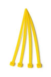 Attaches de câble en nylon autobloquantes jaune résistant aux intempéries largeur 300mm x 3.6mm pour usage électrique et industriel - Product Image 5