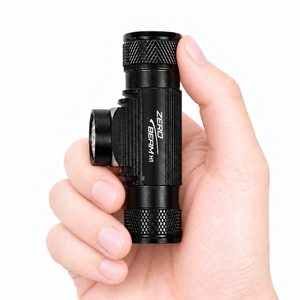 Lampe frontale portable rechargeable USB-C ZEROBEAM H1 de haute qualité, 1350 lumens, en alliage d'aluminium, pour travaux industriels et extérieurs, compatible batterie 18650 - Product Image 1