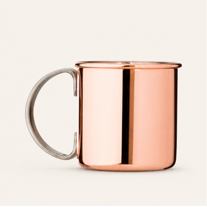 Vintage Pure Copper Moscow Mule Mug Handcrafted Solid Copper <b>Cup</b> with Ergonomic Handle for Cocktails Beer and <b>Cold</b> Drinks - Product Image 4